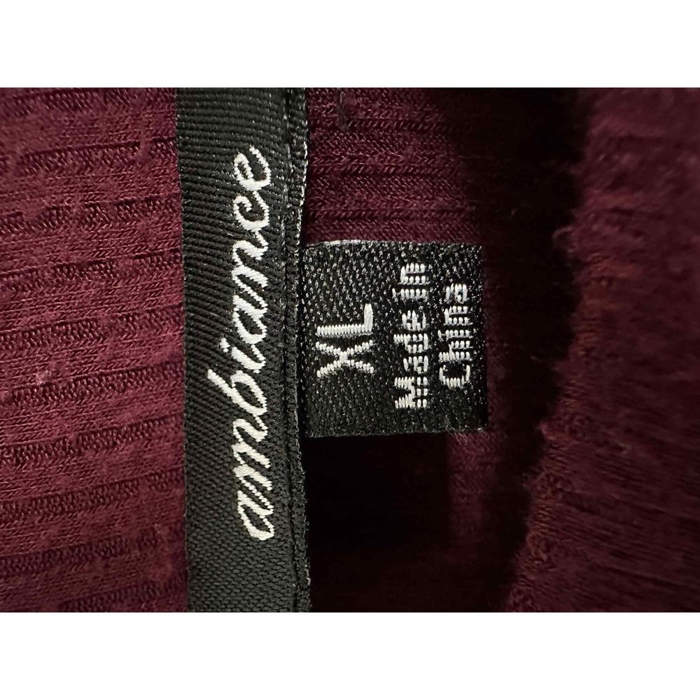Missguided Everyday Ribbed Bodysuit Burgundy Womens XL - Picture 5 of 7